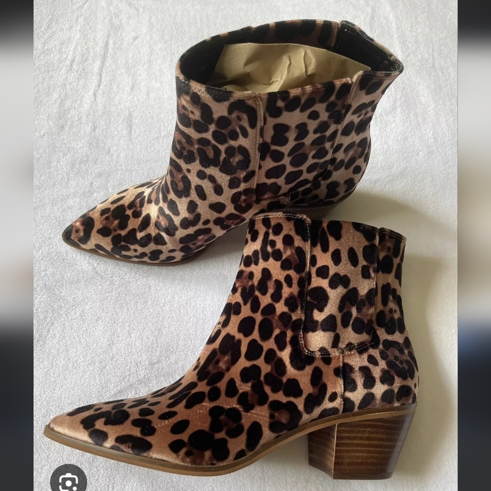 NWOT SOLE SOCIETY CHEETAH ANKLE BOOTIE SIZE 8M